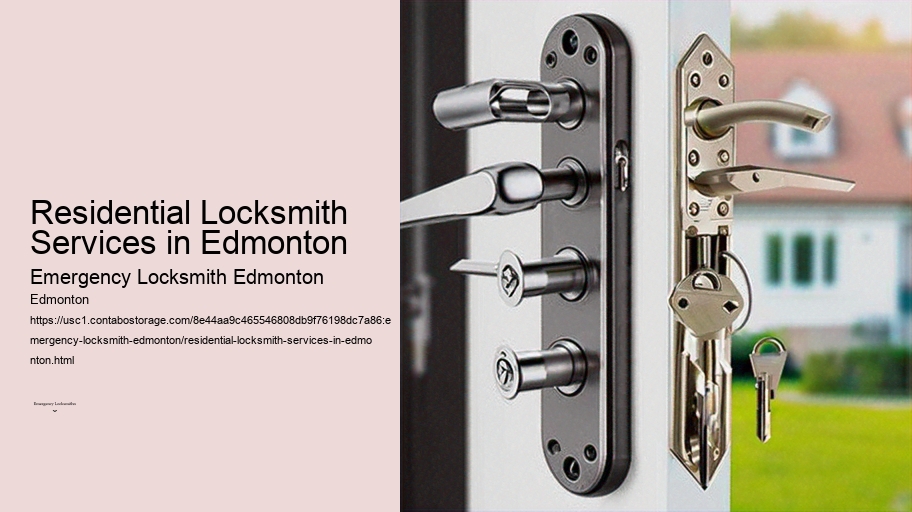 Residential Locksmith Services in Edmonton